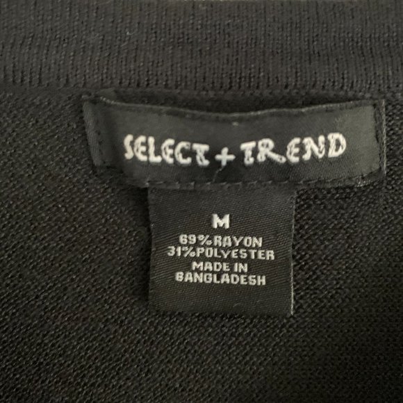 Select + Trend Button Front Long Sleeve Sweater Size Medium. - Picture 6 of 6